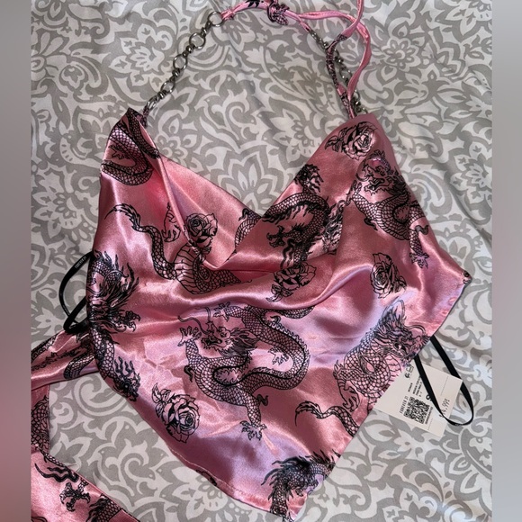 Forever 21 satin crop top small - Picture 1 of 2